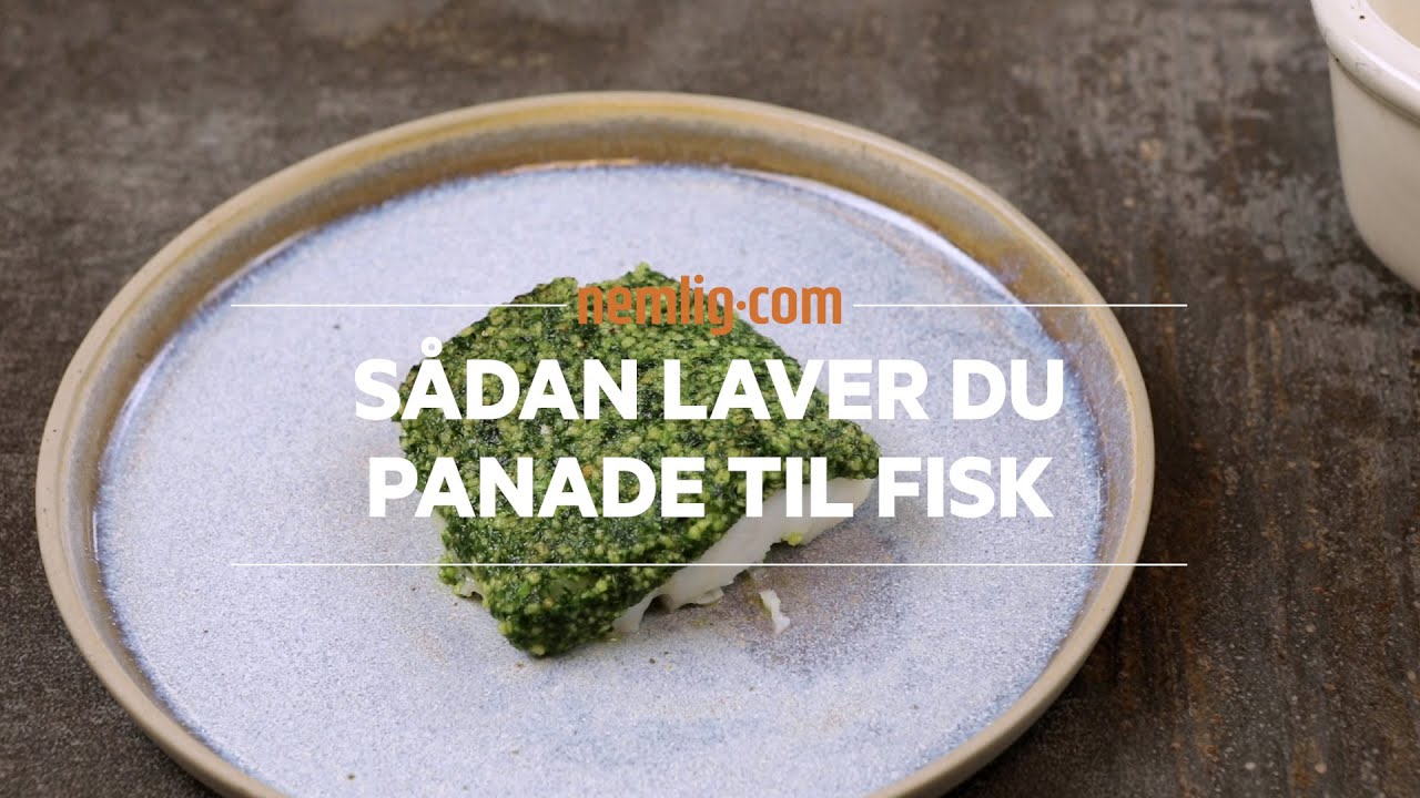 S&aring;dan laver du panade til fisk