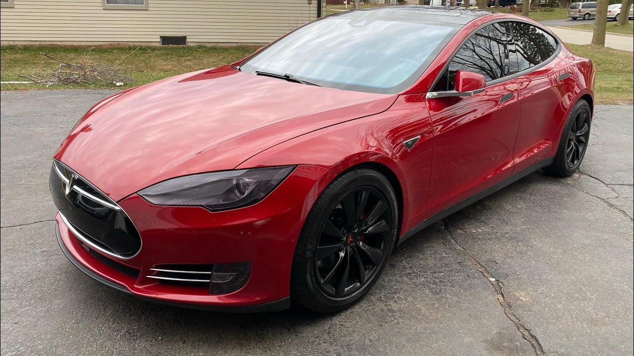 Tint headlights 2015 Tesla Model S