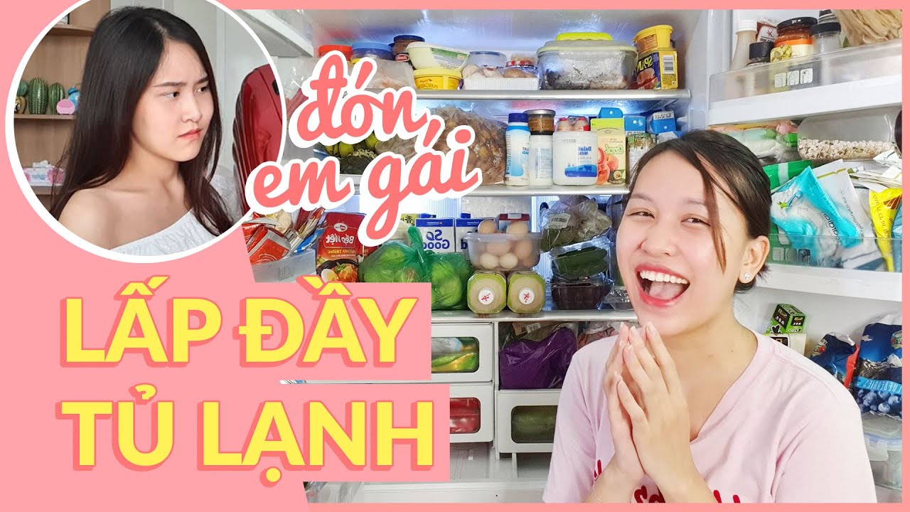 LẤP ĐẦY TỦ LẠNH NHÀ MẸ: Mua cả siêu thị đón du học sinh My về nước 🤑🤑