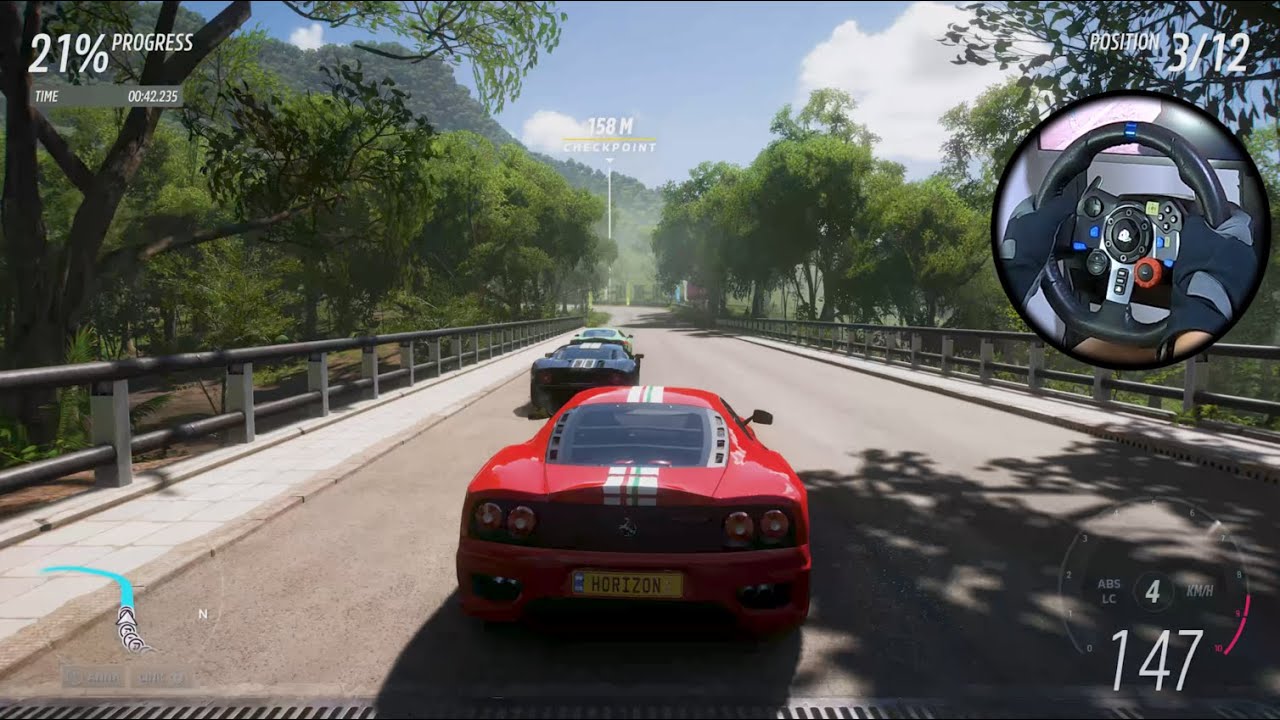 Ferrari 360 Challenge Stradale Racing / Forza Horizon 5 / Logitech G29