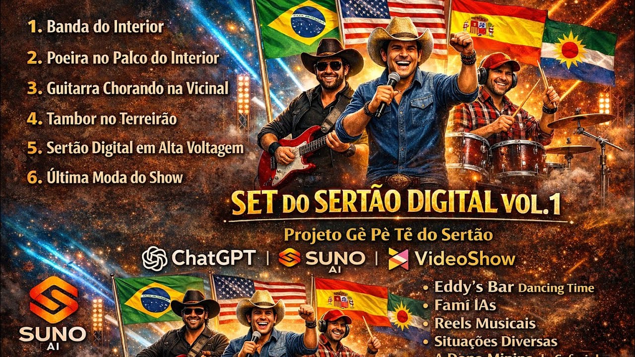 🎸 SET DO SERTÃO DIGITAL VOL.1 — PROJETO GÊ PÊ TÊ DO SERTÃO 🎸🌵 Rock sertanejo • Terreirão digital ✨