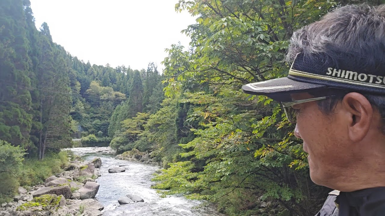 【秘境 弓掛川　終盤のアユも最高】ロケーション抜群　てか、山しかない　ヒルいっぱい…　熊には注意！　穴場河川　来シーズンの選択肢として