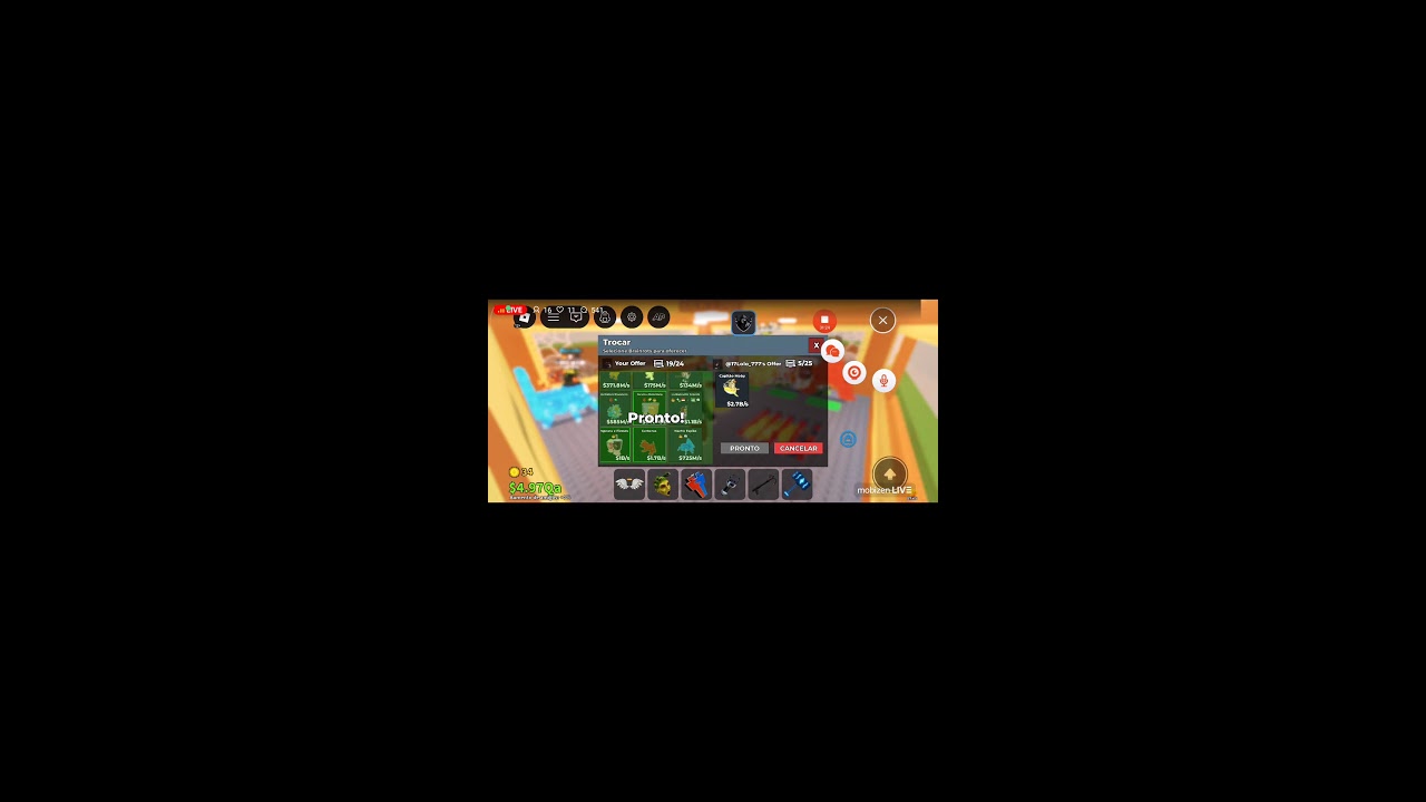 jogando steal a brainrot PvP and trades Nick gzin0132