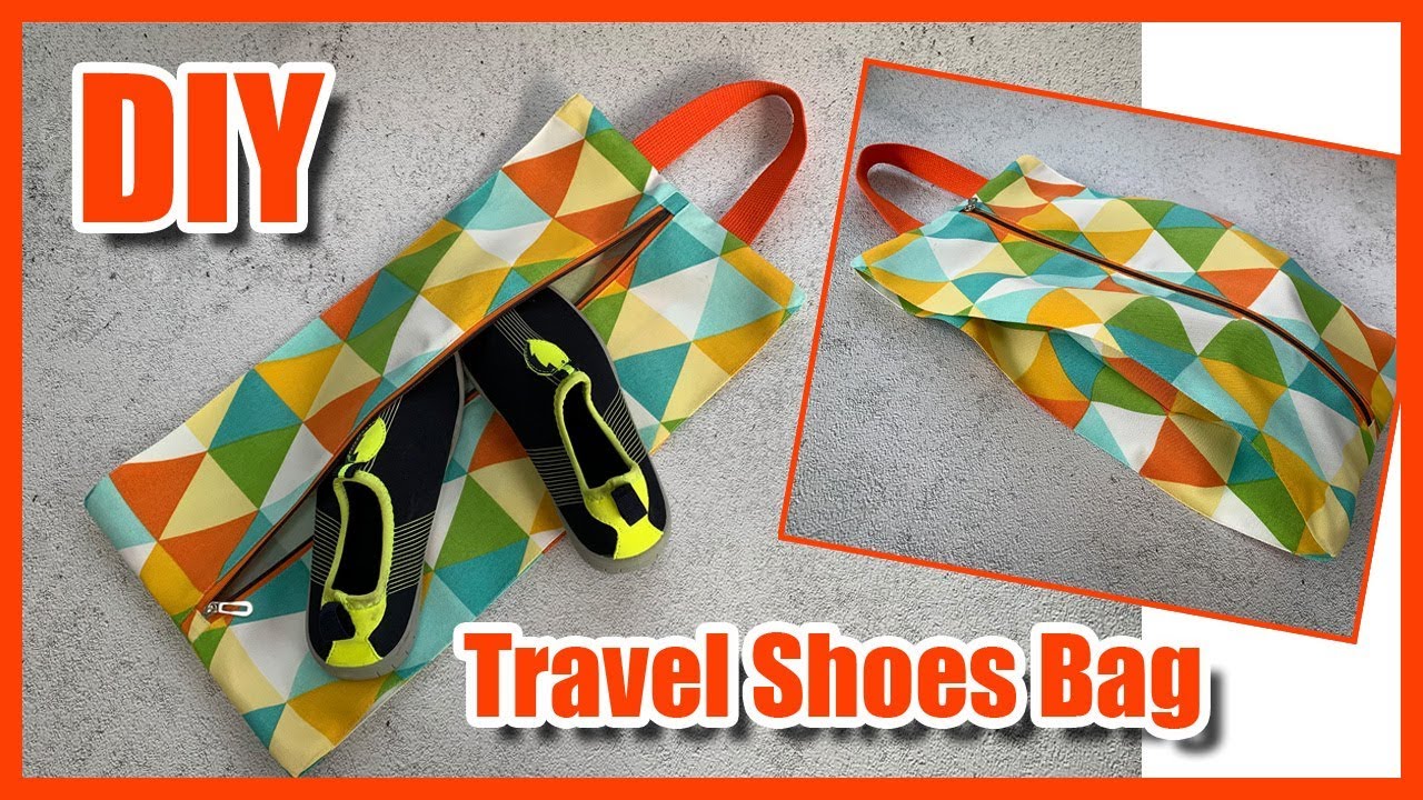 DIY| 슈즈백 만들기|Shose Bag|여행용 운동용 신발주머니 만들기|어바웃소잉