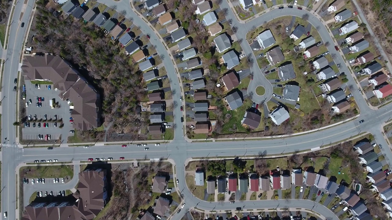 Flying over Clayton Park