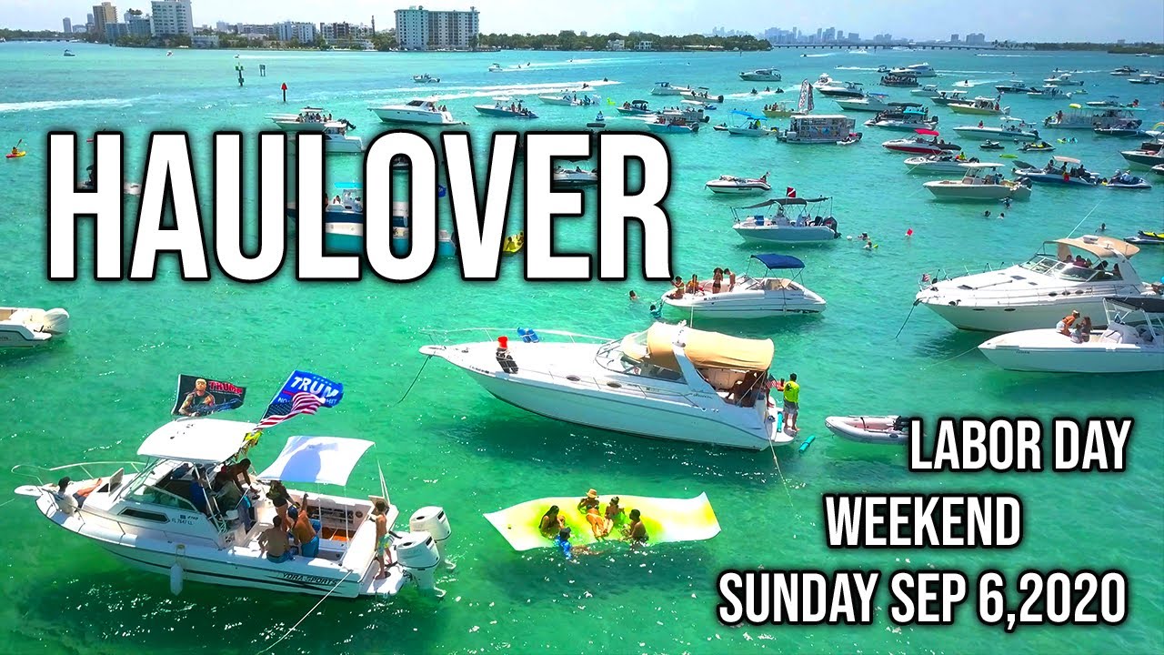 Labor Day Weekend Haulover Sandbar | Sunday 9/6/2020 #Droneviewhd#Haulover#Drone