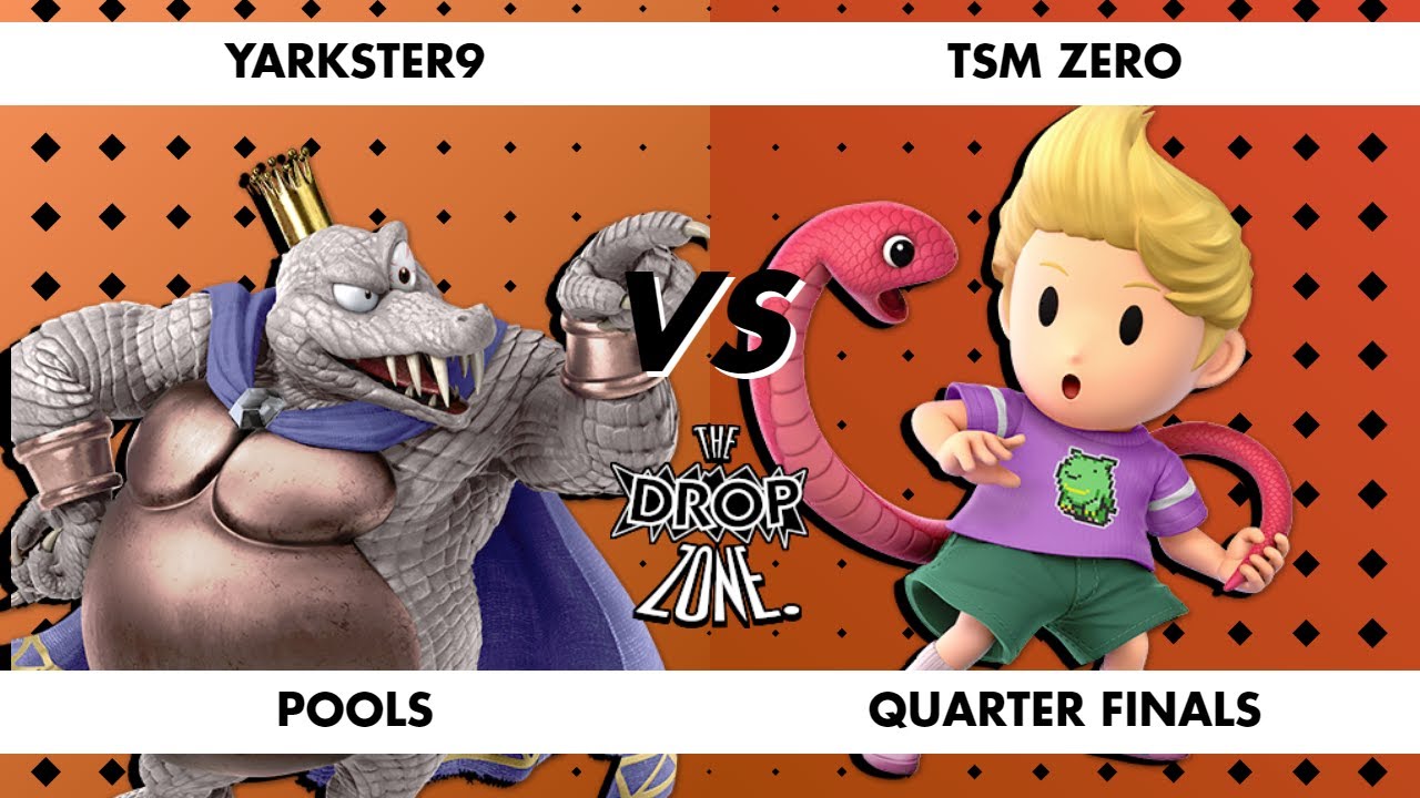 The Drop Zone (SSBU Pools) - Yarkster9 Vs. TSM ZeRo | Winners Quarters