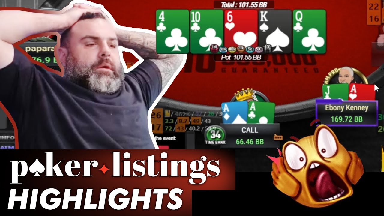 Apestyles получает худшие результаты против Ebony Kenney! Лучшие моменты онлайн-покера!