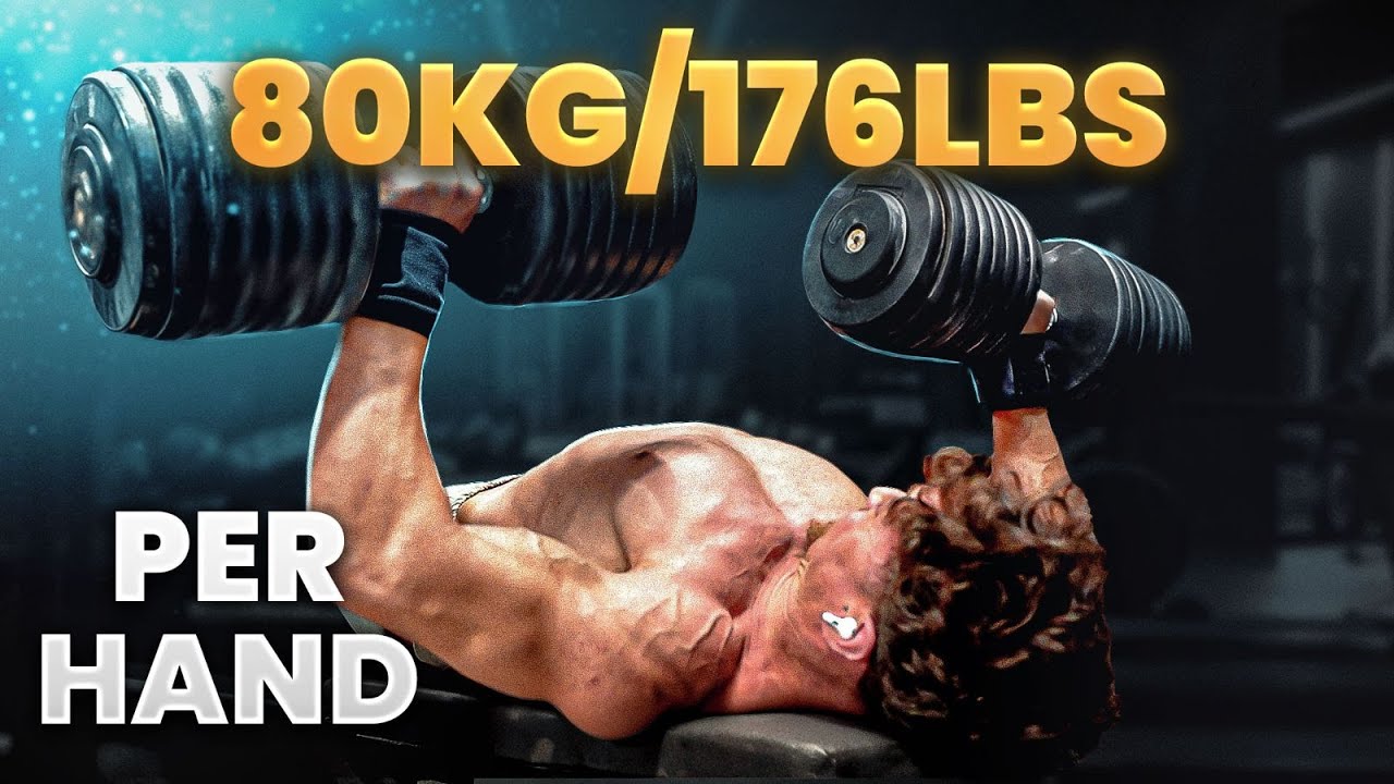 Heavy Dumbbell Press Simplified: Get Insanely Strong (+Sample program)