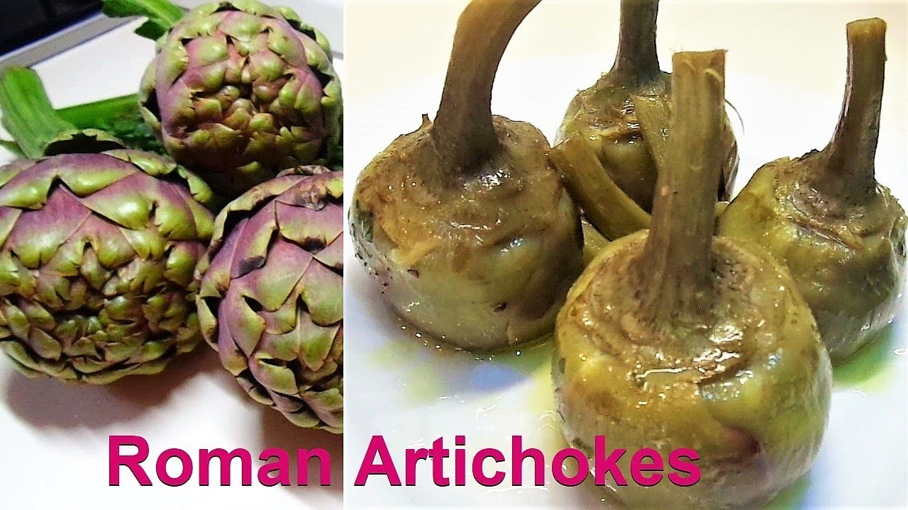 ARTICHOKES. Roman Artichoke recipe. How to cook italian artichokes.
