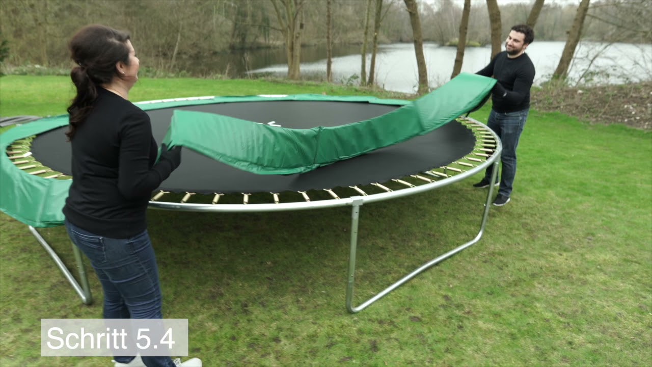 Wellactive Gartentrampolin Advanced 305 – Aufbauvideo