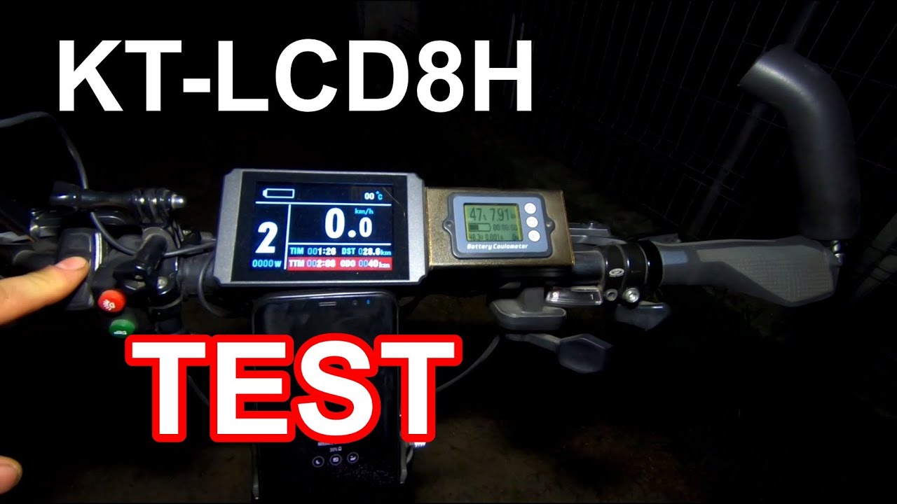 Testuję wyświetlacz KT-LCD8H ebike rower elektryczny