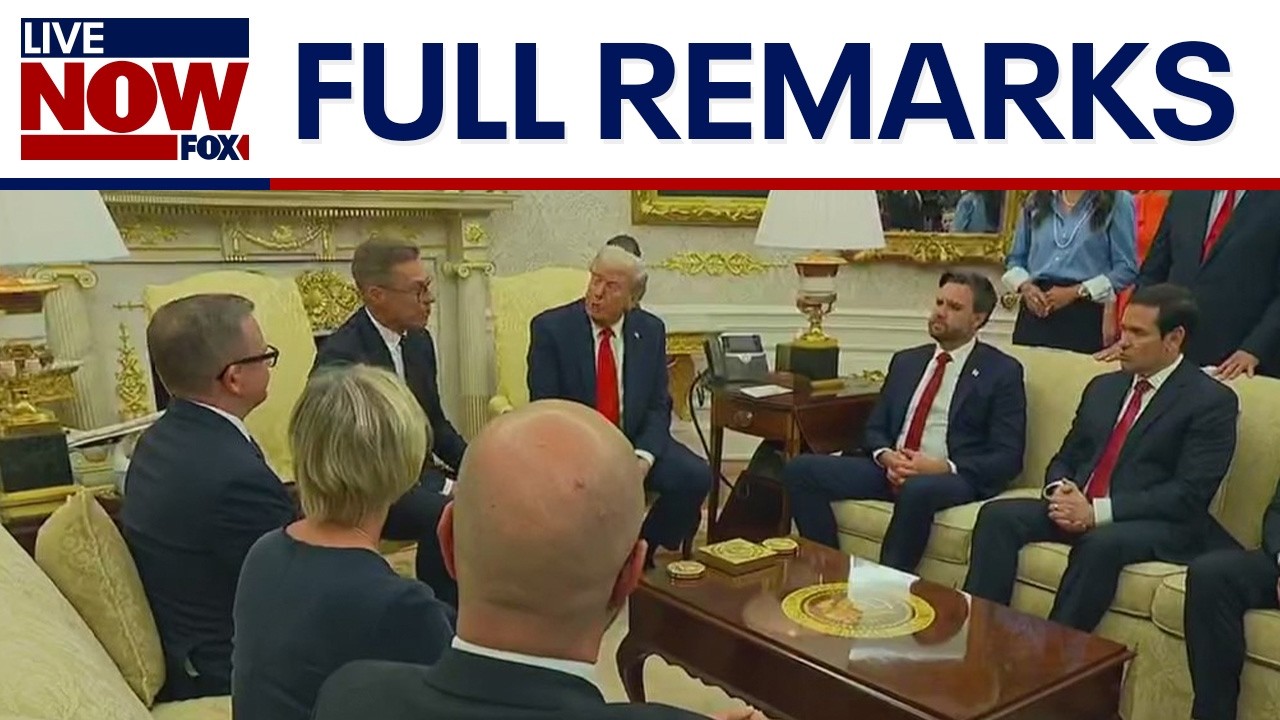 FULL: President Trump meets with Finnish President Alexander Stubb