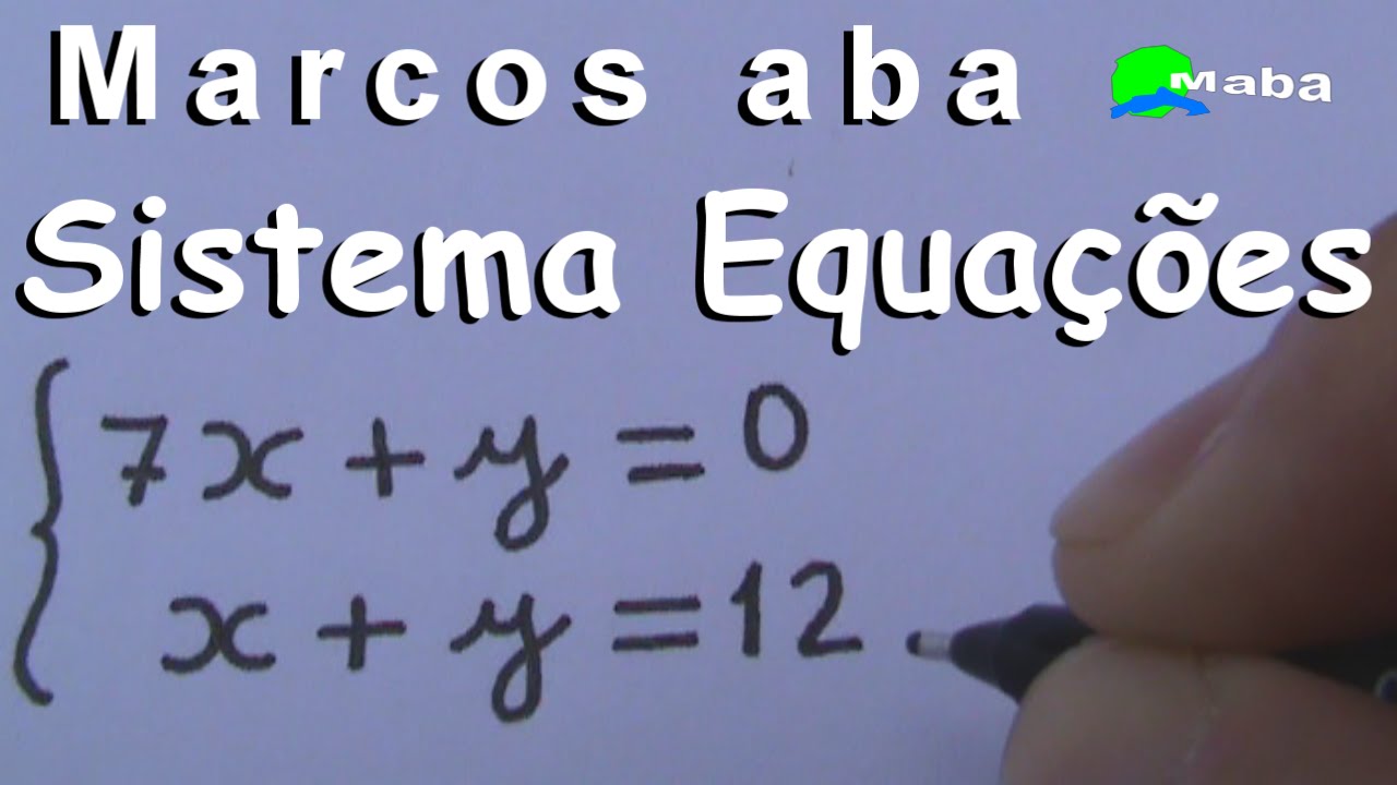 SISTEMA DE EQUAÇÕES  DO PRIMEIRO GRAU ( sistemas Lineares ) - Método da Substituição