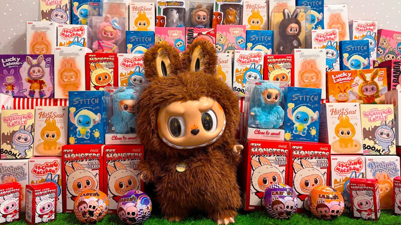 100 ЛАБУБУ 🤯 САМЫЙ ДОРОГОЙ ОБЗОР! ЛАБУБУ – сюрпризы POP MART! Unboxing 100 LABUBU