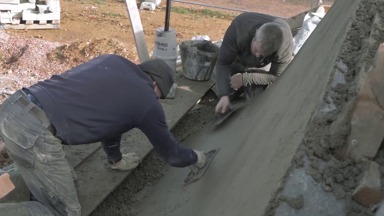 Construction skate park Iffendic au Triskell Trail