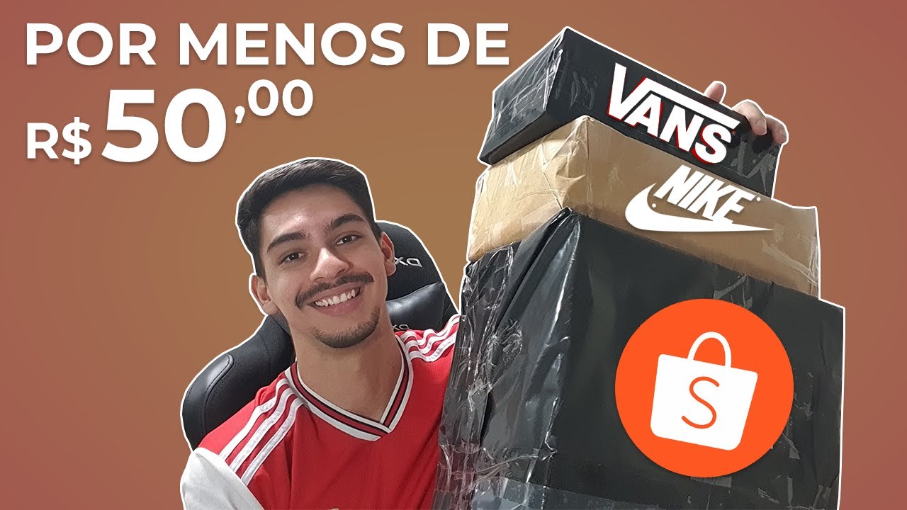 COMPREI OS TÊNIS MAIS VENDIDOS DA SHOPEE!