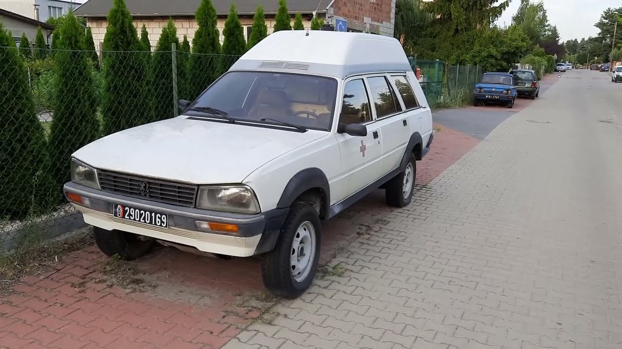 Samochody z ulicy. Wyjątkowa wersja Peugeot 505 GRD 4x4 Dangel ambulance.