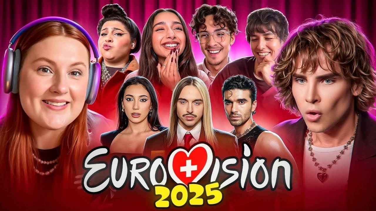ПЕВЦЫ И АРТИСТЫ СМОТРЯТ ЕВРОВИДЕНИЕ 2025 - Celebrities Watch Eurovision 2025