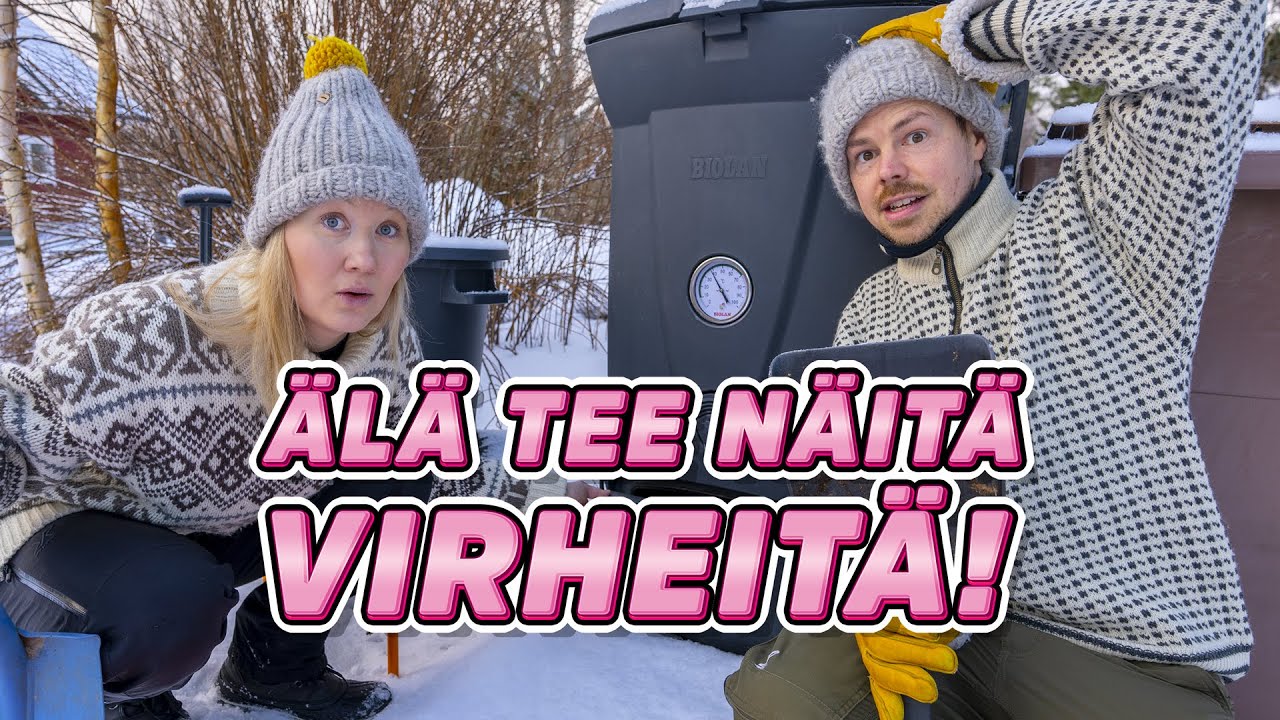 KOMPOSTOINTI TALVELLA OMAKOTITALOSSA