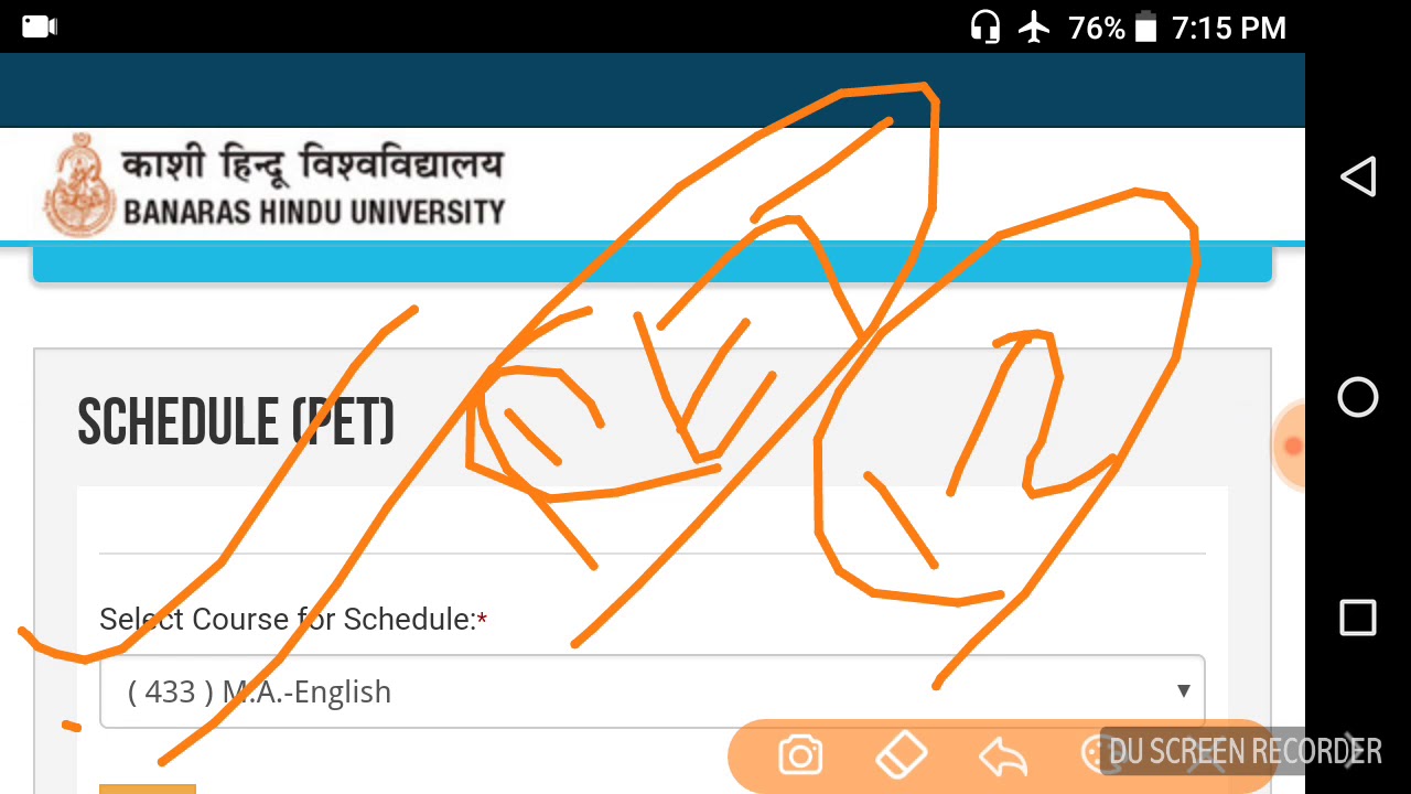 BHU PET Result | Cutoff marks & Rank M.A English