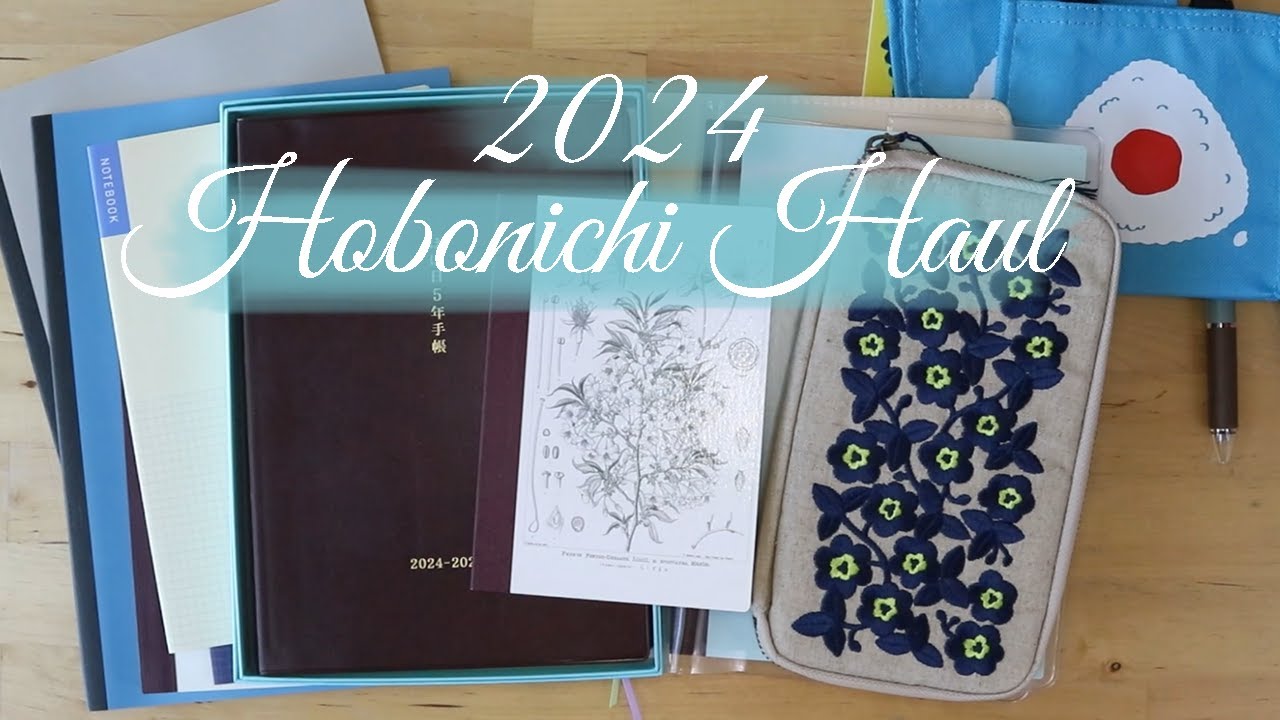 HUGE 2024 Hobonichi Unboxing // A5 Cousin Avec, Weeks, 5 Year, Notebooks & SO Many Accessories!