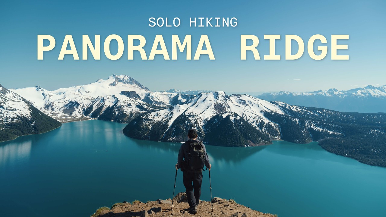 Solo Hiking Panorama Ridge - A Silent Hiking Video