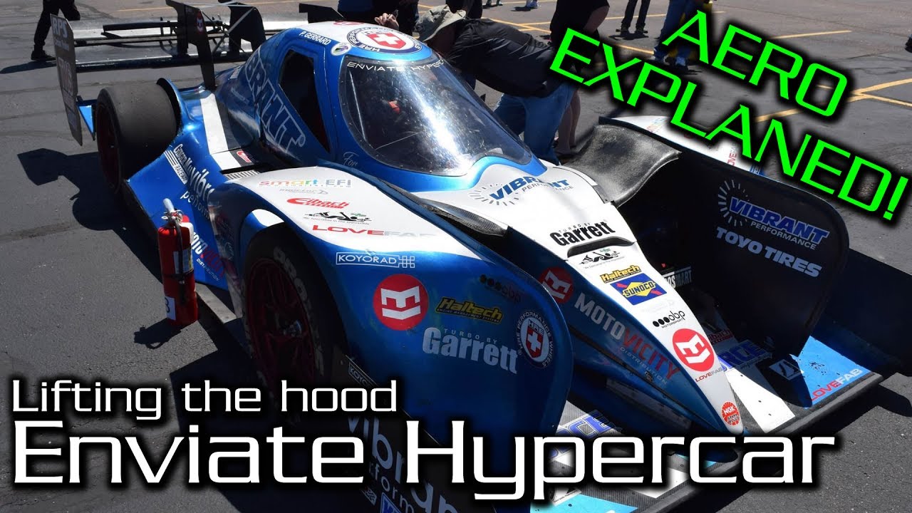 Раскрывая секреты аэродинамики гиперкара Pikes Peak Enviate | Поднимая капот
