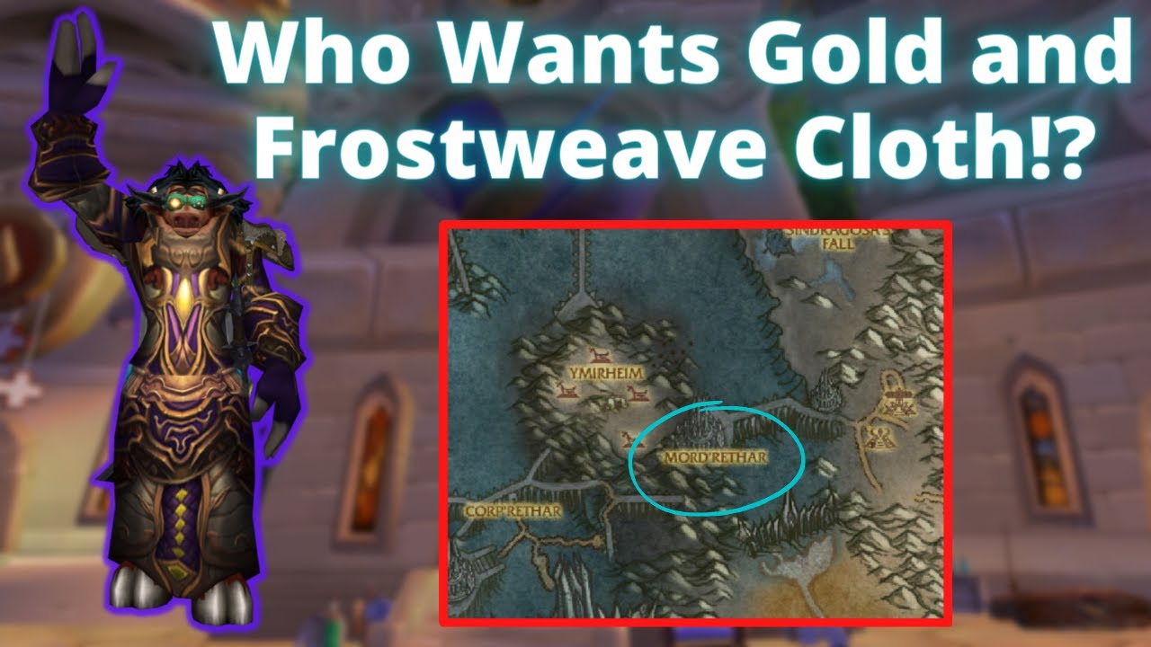 Infinite Frostweave Cloth Farm in Wotlk (Not Cataclysm)