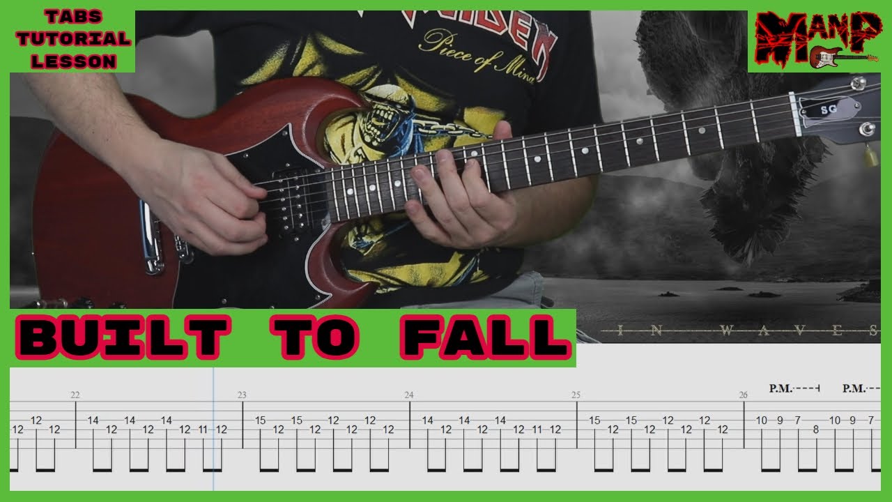 Built To Fall || Trivium Cover || Guitar Tab || Tutorial || Lesson