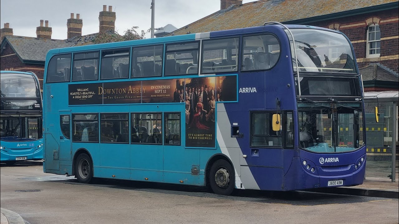 Kickdown! Arriva Buses Wales Dennis Trident 2 Alexander Dennis Enviro 400 4406 J600ABW - Route 12