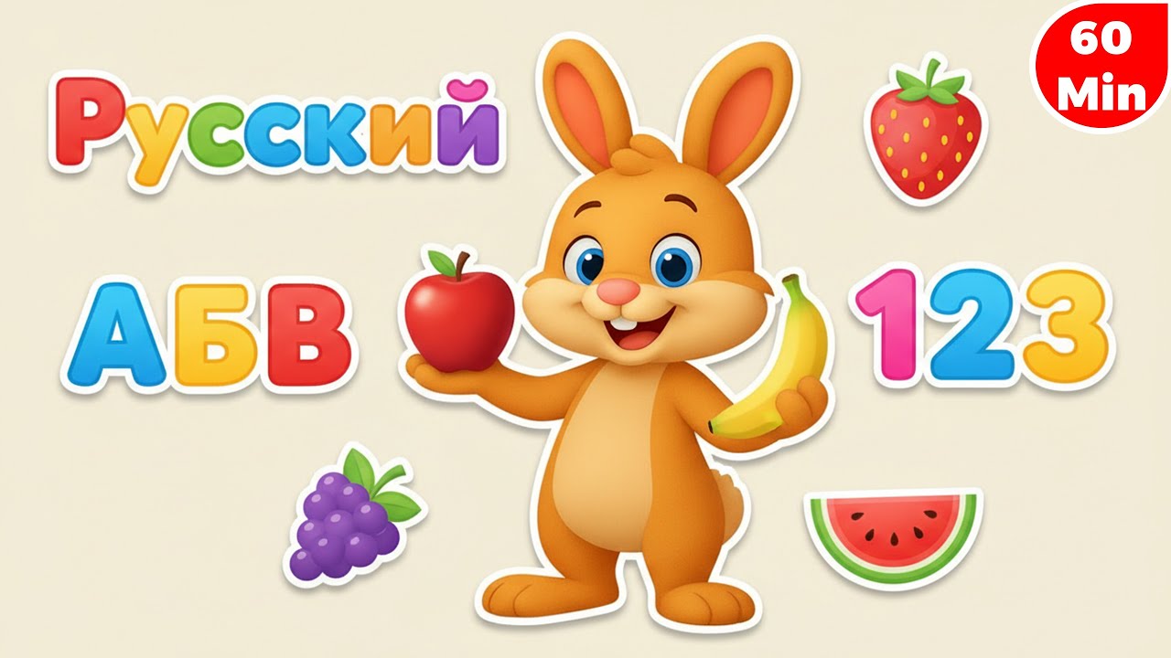 Фрукты для Детей 🍎 Учим Названия Фруктов на Русском | Fruits Learning for Kids