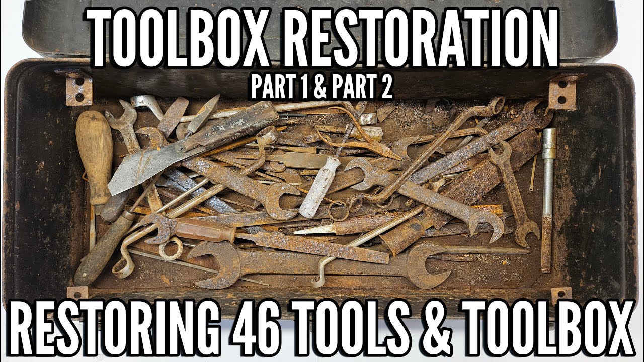Vintage Toolbox Restoration: Restoring a Toolbox and Everything Inside (Full Video)