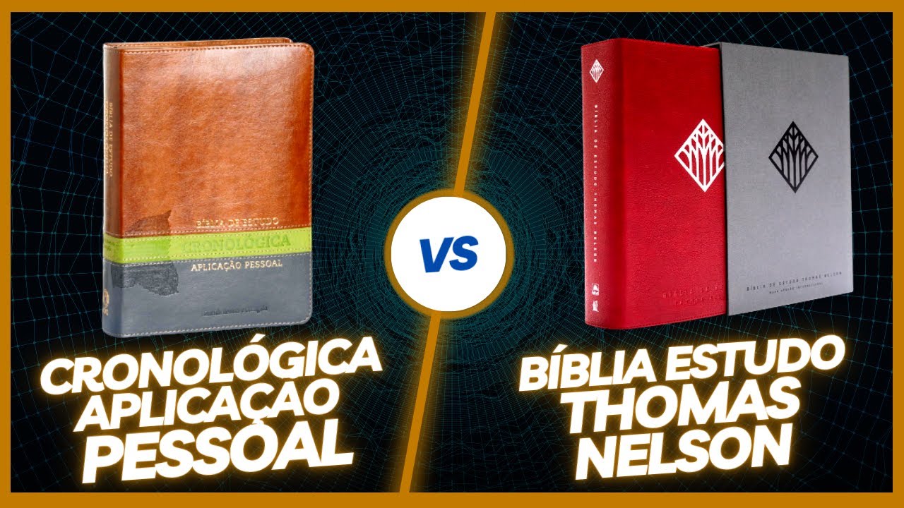 🔴 BATALHA DAS BÍBLIAS -  Bíblia Cronológica Aplicação Pessoal x Bíblia Estudo TN | Flávio Sacramento