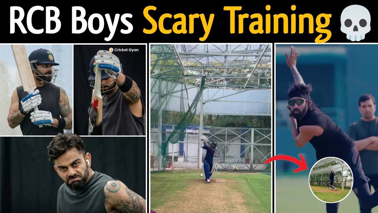 IPL 2026 : RCB Boys Scary Training For Upcoming IPL 🥵 Dealing In Sixes Only 🥶