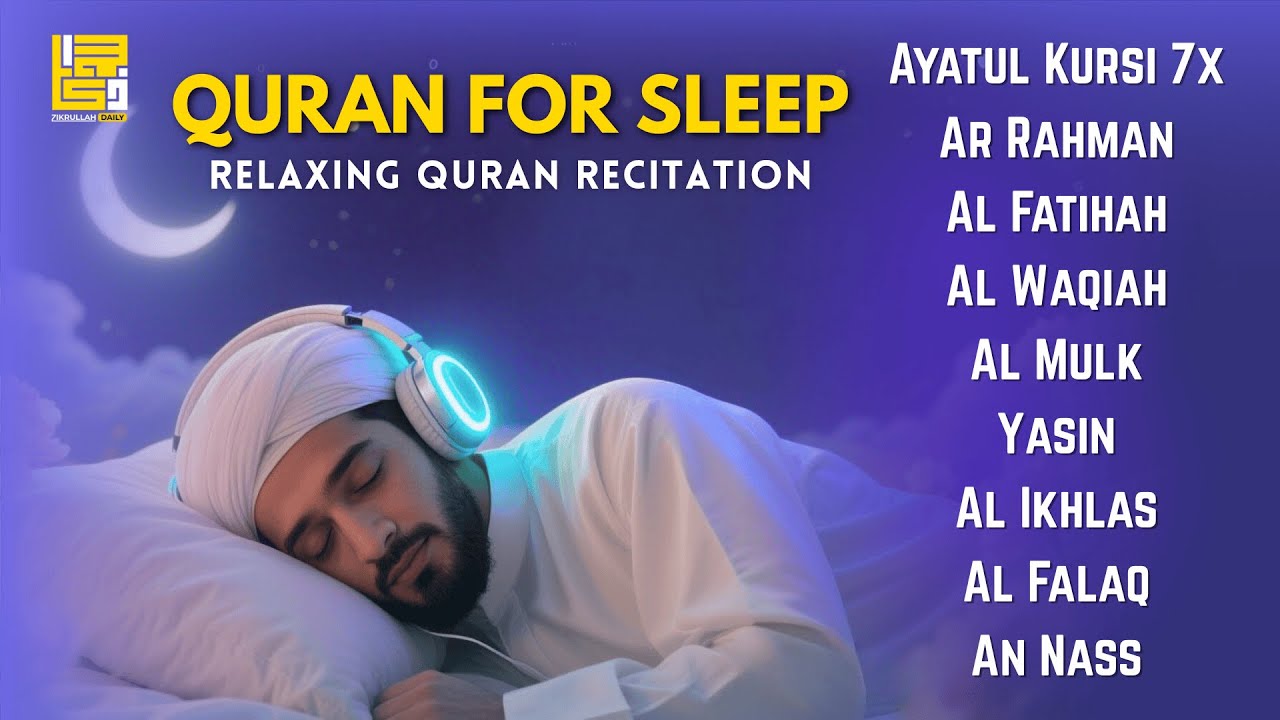 Serene Quran Night Recitation ✦ Al Fatiha, Ayatul Kursi, Yasin, Ar Rahman