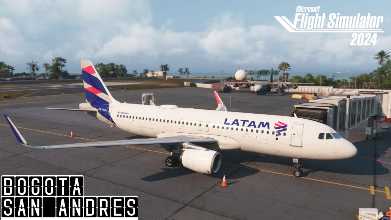 Voo de Bogotá para San Andres de A320 Fenix - Flight Simulator 2024