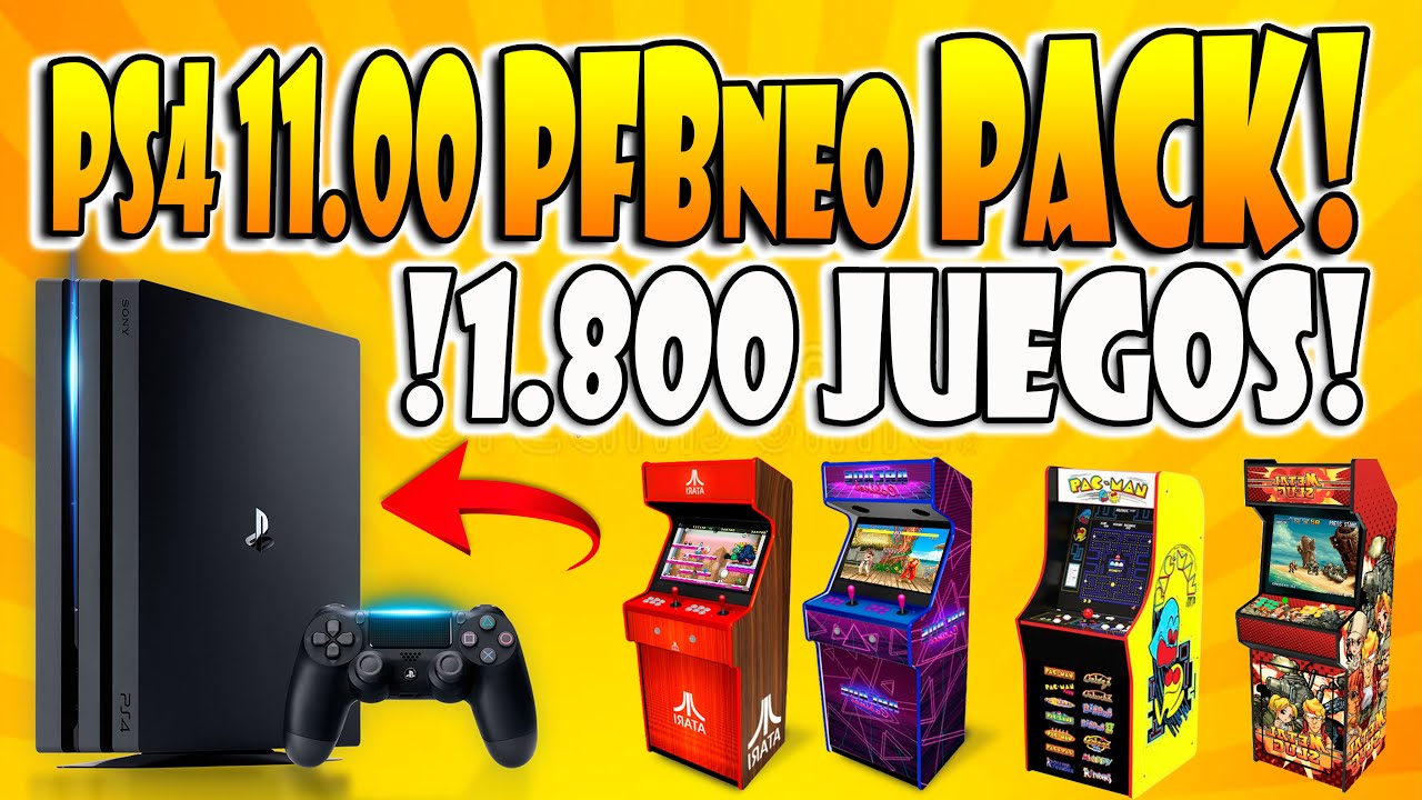 PFBneo ps4 11 00 1800 JUEGOS Arcade en tu Ps4 LIBERADA