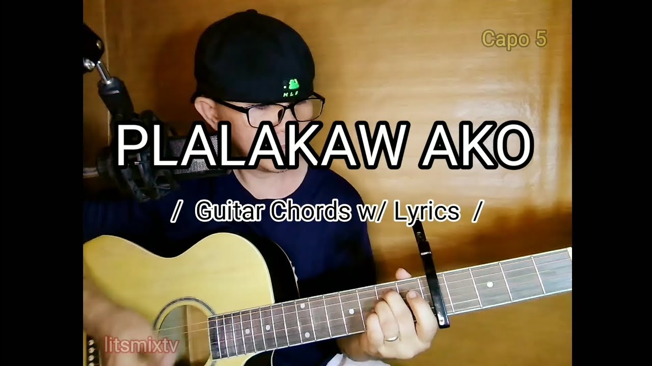 Plalakaw Ako / Maranao song / Guitar Play Along with Chords and Lyrics @litsmixtv