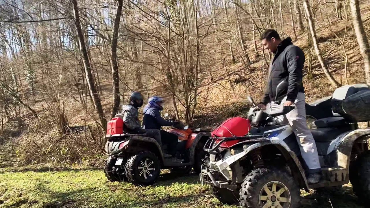 AU INTRAT LA APĂ😱💦 CF MOTO 450L❌LINHAI 400❌CF MOTO 550