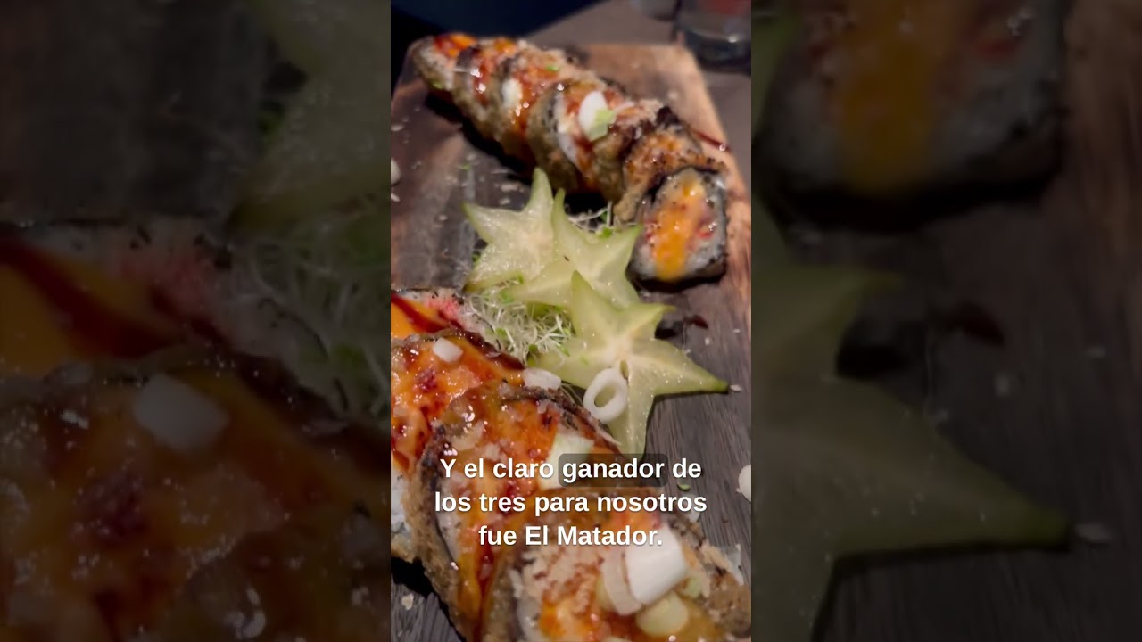 Sushi in Rio Grande, PR #caribbeanisland #puertorico #travel #foodie #voiceover #riograndepr