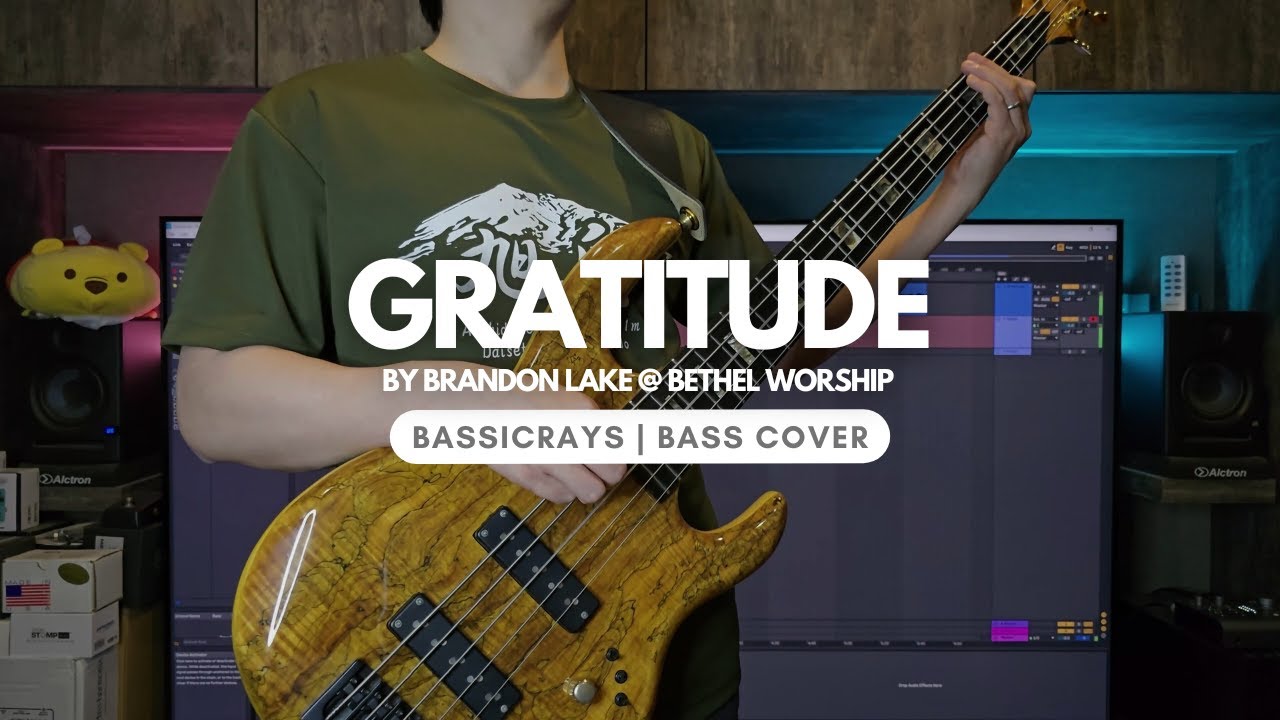 Gratitude LIVE @ Bethel Worship (Chords In Description) | Brandon Lake | Bass Cover (4K)