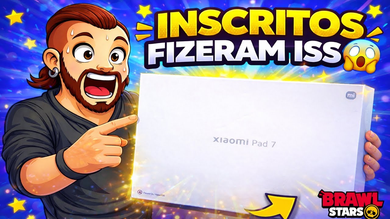 GRAÇAS AOS INSCRITOS 💙🔥 | UNBOX XIAOMI PAD 7