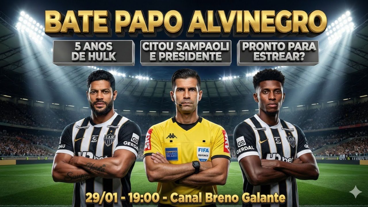 🛑AO VIVO🛑 5 ANOS DE HULK NO GALO 🔸CITOU SAMPAOLI E PRESIDENTE🔸PRONTO PARA ESTREAR ❓