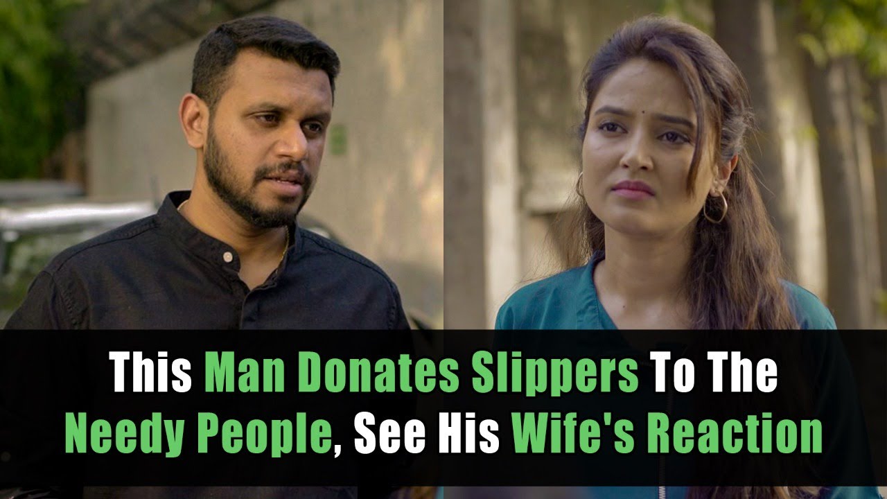 This Man Donates Slippers To The Needy People, See His Wife's Reaction| Nijo Jonson
