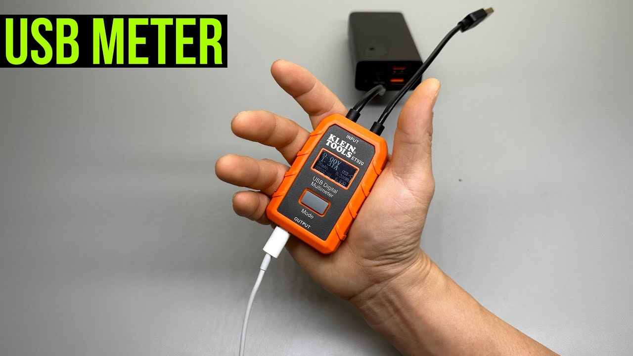 My USB Power Meter: Klein Tools ET920
