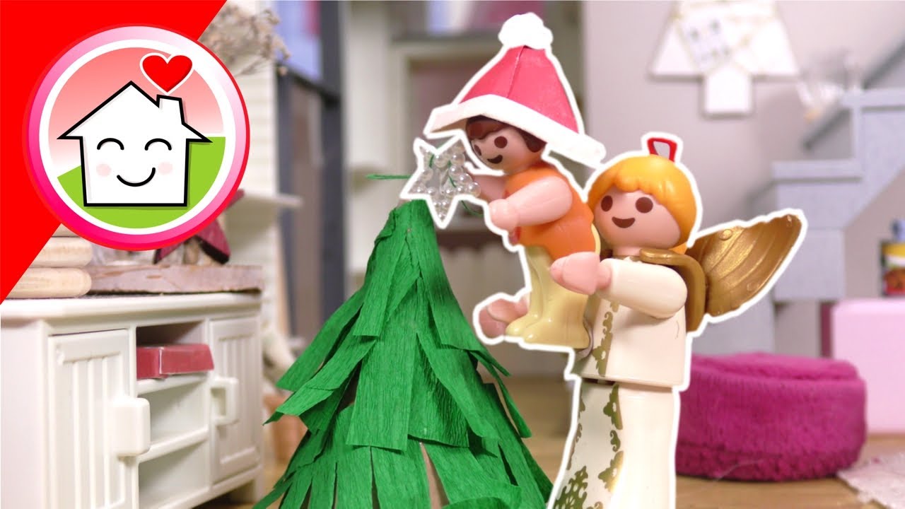 Playmobil Familie Hauser - Anna und Lena spielen Weihnachten