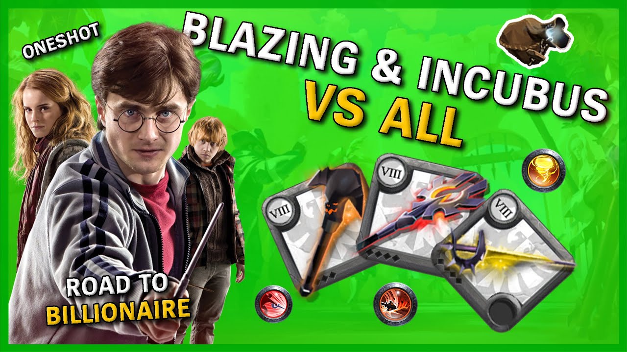 3 VS ALL | Blazing Staff & Incubus Mace | Road To Billionaire | Albion Online