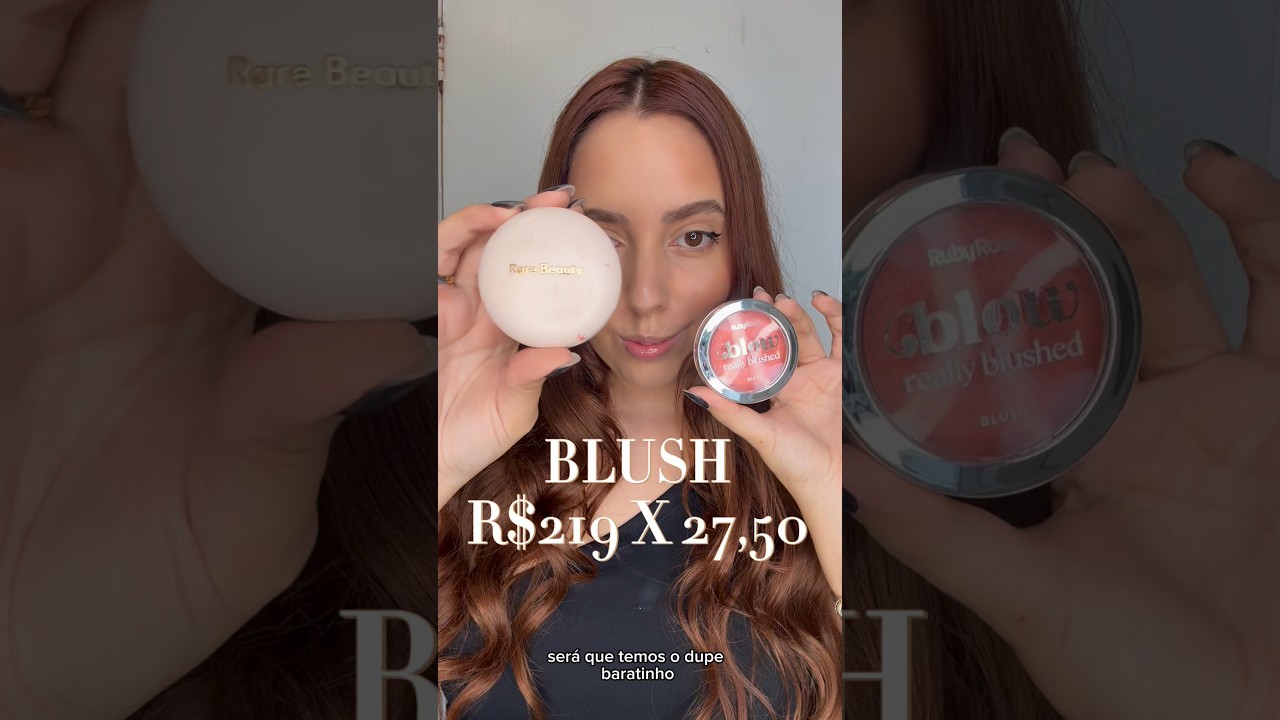 Temos o dupe perfeito do blush da Rare Beauty ✨ 