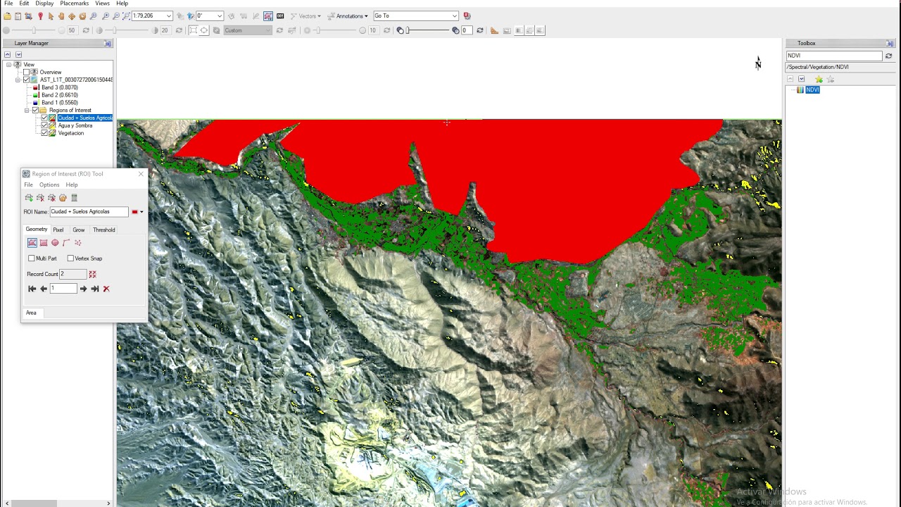 CURSO ASTER - 04 - Indice de Vegetacion (NDVI) y Máscaras